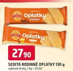 Trefa SEDITA RODINNÉ OPLATKY nabídka