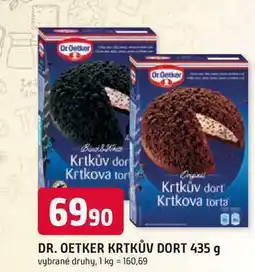 Trefa Dr. Oetker Krtkův dort nabídka