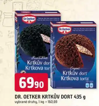 Trefa Dr. Oetker Krtkův dort nabídka