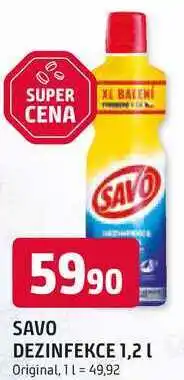 Trefa SAVO DEZINFEKCE 1,2l Original nabídka