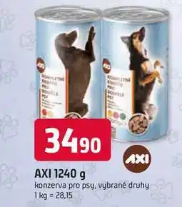 Trefa AXI 1240 g konzerva pro psy, vybrané druhy nabídka