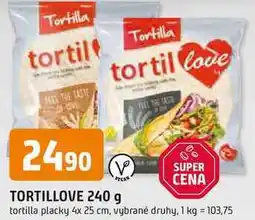 Trefa TORTILLOVE 240 g tortilla placky 4x 25 cm, vybrané druhy nabídka
