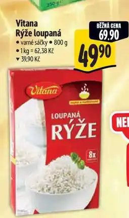 Albert Vitana Rýže loupaná varné sáčky nabídka