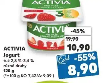 Kaufland ACTIVIA Jogurt nabídka