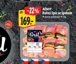 Albert Albert Kuřecí špíz se špekem nabídka