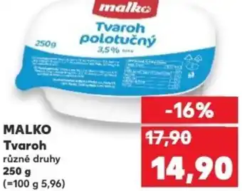 Kaufland MALKO Tvaroh nabídka