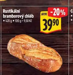 Albert Rustikální bramborový chléb nabídka