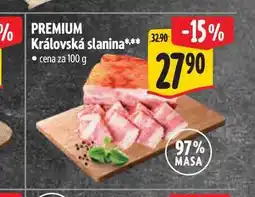 Albert PREMIUM Královská slanina nabídka