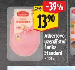 Albert Albertovo uzenářství Šunka Standard nabídka