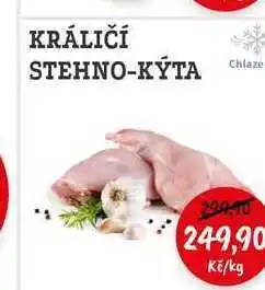 RABBIT řeznictví Rabbit Králičí stehno-kýta 1kg chlazené nabídka