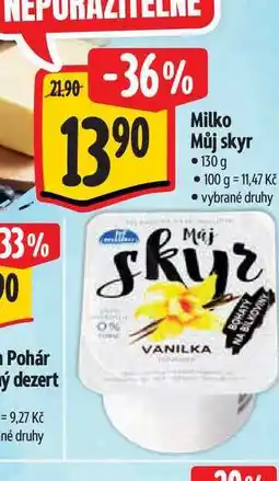 Albert Milko Můj skyr • nabídka