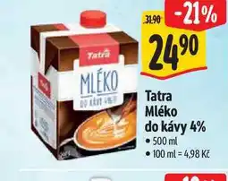 Albert Tatra Mléko do kávy 4% nabídka