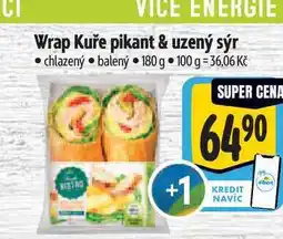 Albert Wrap Kuře pikant & uzený sýr nabídka