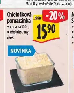 Albert Chlebíčková pomazánka nabídka
