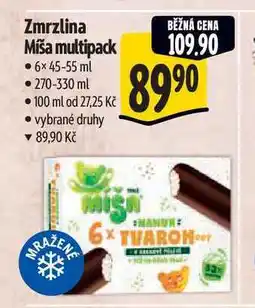 Albert Zmrzlina Míša multipack 6x45 nabídka