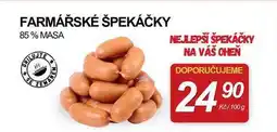 ZEMAN FARMÁŘSKÉ ŠPEKÁČKY 85% MASA nabídka