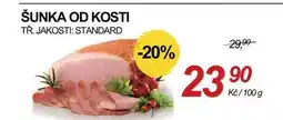 ZEMAN ŠUNKA OD KOSTI TŘ. JAKOSTI: STANDARD nabídka