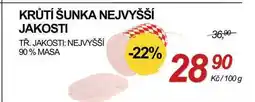 ZEMAN KRŮTÍ ŠUNKA NEJVYŠŠÍ JAKOSTI TŘ. JAKOSTI: NEJVYŠŠÍ 90% MASA nabídka