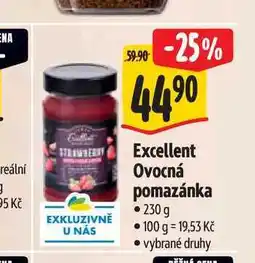 Albert Excellent Ovocná pomazánka nabídka