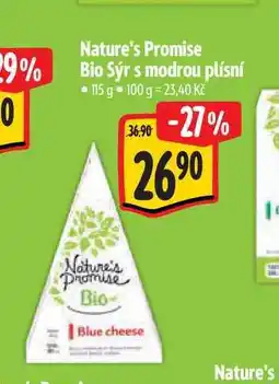 Albert Nature's Promise Bio Sýr s modrou plísní nabídka