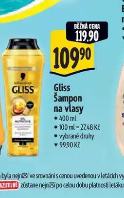 Albert Gliss Šampon na vlasy nabídka