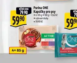 Albert Purina ONE Kapsičky pro psy 4× nabídka