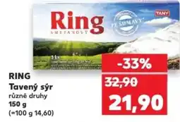 Kaufland RING Tavený sýr nabídka
