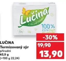 Kaufland LUČINA Termizovaný sýr přírodní nabídka