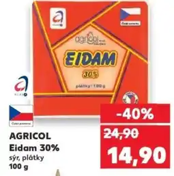 Kaufland AGRICOL Eidam 30% nabídka