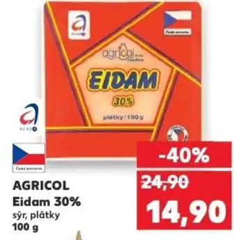 Kaufland AGRICOL Eidam 30% nabídka