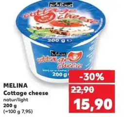 Kaufland MELINA Cottage cheese natur/light nabídka