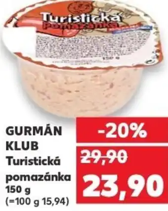 Kaufland GURMÁN KLUB Turistická pomazánka nabídka