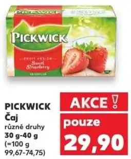Kaufland PICKWICK Čaj nabídka