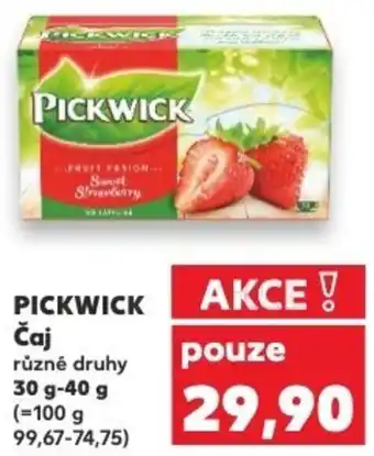 Kaufland PICKWICK Čaj nabídka