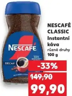 Kaufland NESCAFÉ CLASSIC Instantní Κάνα nabídka