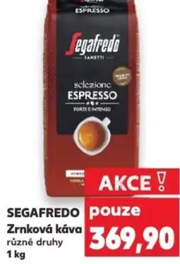 Kaufland SEGAFREDO Zrnková káva nabídka