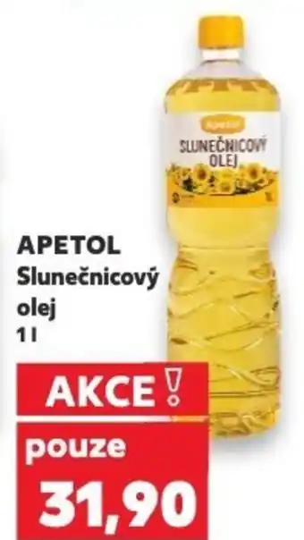 Kaufland APETOL Slunečnicový olej nabídka