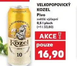 Kaufland VELKOPOPOVICKÝ KOZEL Pivo nabídka