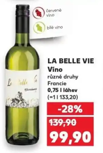 Kaufland LA BELLE VIE Víno nabídka