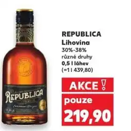 Kaufland REPUBLICA Lihovina 30%-38% nabídka