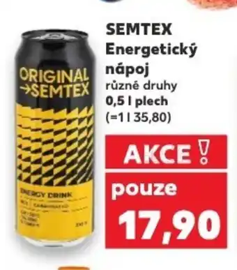 Kaufland SEMTEX Energetický nápoj nabídka