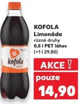 Kaufland KOFOLA Limonáda nabídka