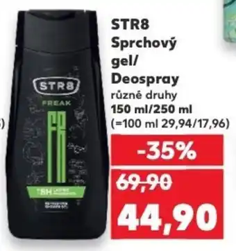 Kaufland STR8 Sprchový gel/ Deospray nabídka