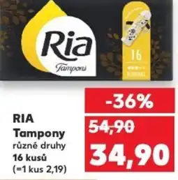 Kaufland RIA Tampony nabídka