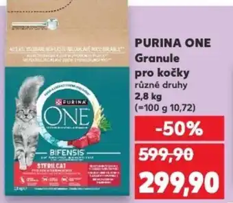 Kaufland PURINA ONE Granule pro kočky nabídka