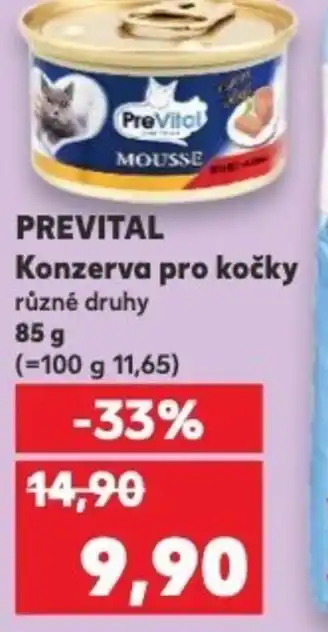 Kaufland PREVITAL Konzerva pro kočky nabídka