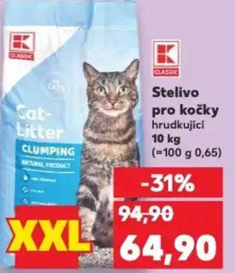 Kaufland Stelivo pro kočky hrudkujici nabídka