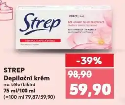 Kaufland STREP Depilační krém na tělo/bikini nabídka