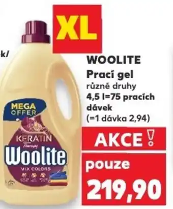 Kaufland WOOLITE Praci gel nabídka