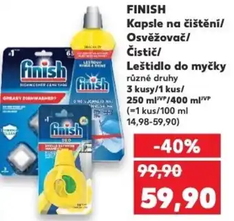 Kaufland FINISH Kapsle na čištění/ Osvěžovač/ Čistič/ Leštidlo do myčky nabídka